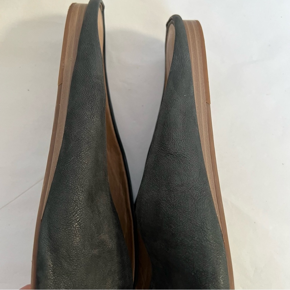 Lucky Brand Dark Gray/Black Women's Leather Mules - Picture 5 of 9